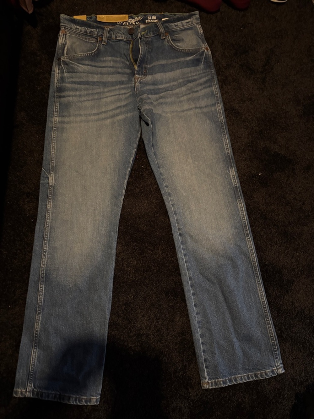 Wrangler Women's Straight-Leg Jeans in Light Blue Fade